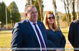 Председатель Гродненского облисполкома Юрий Караев находится с рабочим визитом в Скидельском государственном колледже