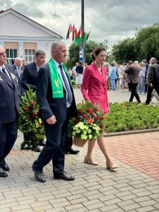 Делегация СПК «Гродненский» на районном мероприятии посвящённом Дню Независимости Республики Беларусь в г.Скидель