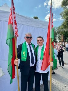 Делегация СПК «Гродненский» на районном мероприятии посвящённом Дню Независимости Республики Беларусь в г.Скидель